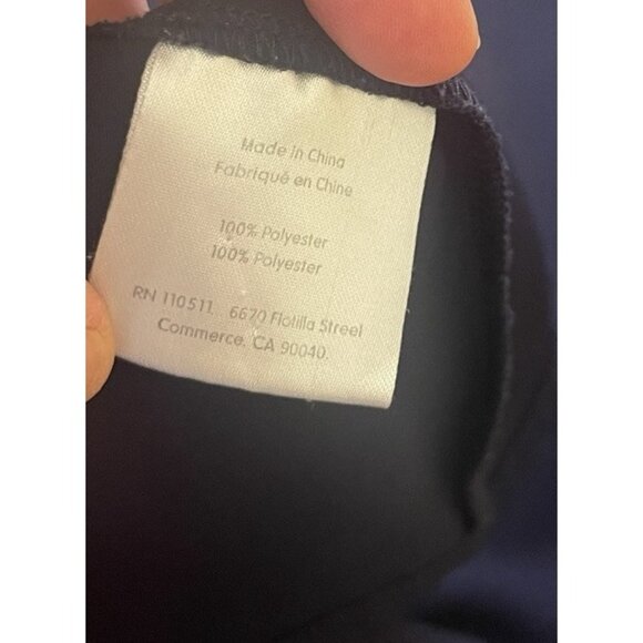 Ingrid & Isabel Navy Tulip Sleeve Elegant Maternity Dress Size Medium - Picture 10 of 11